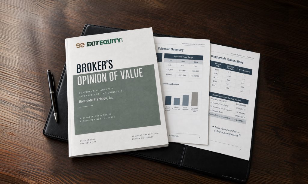 Broker's opinion of value report